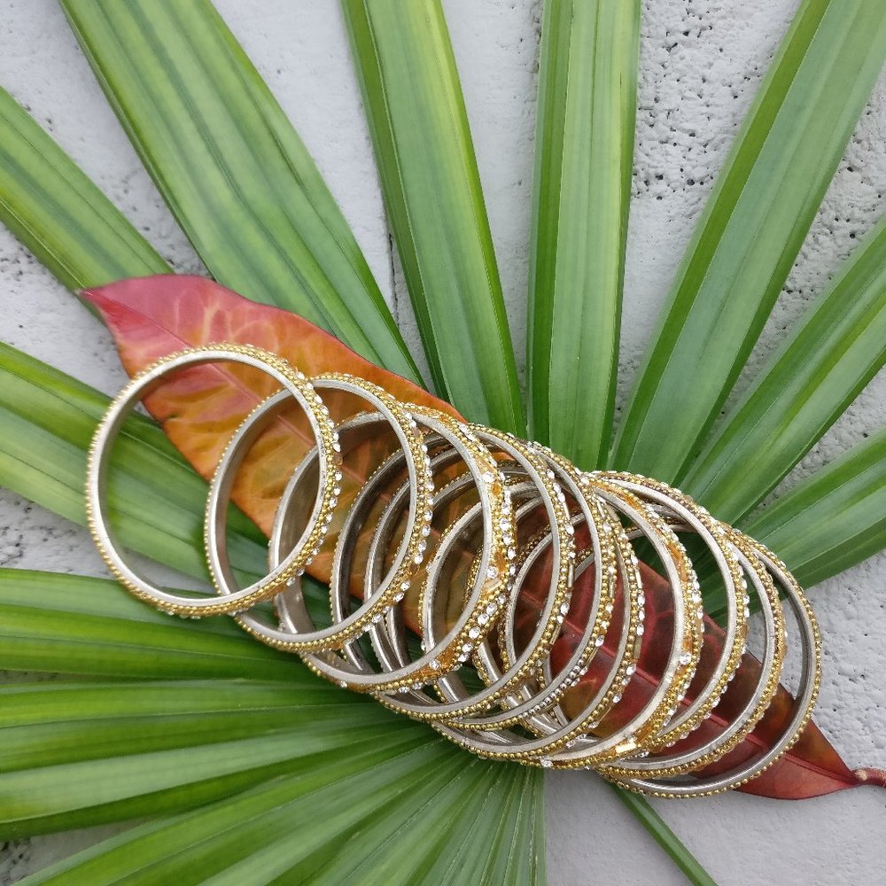 Gold Bollywood style bracelet